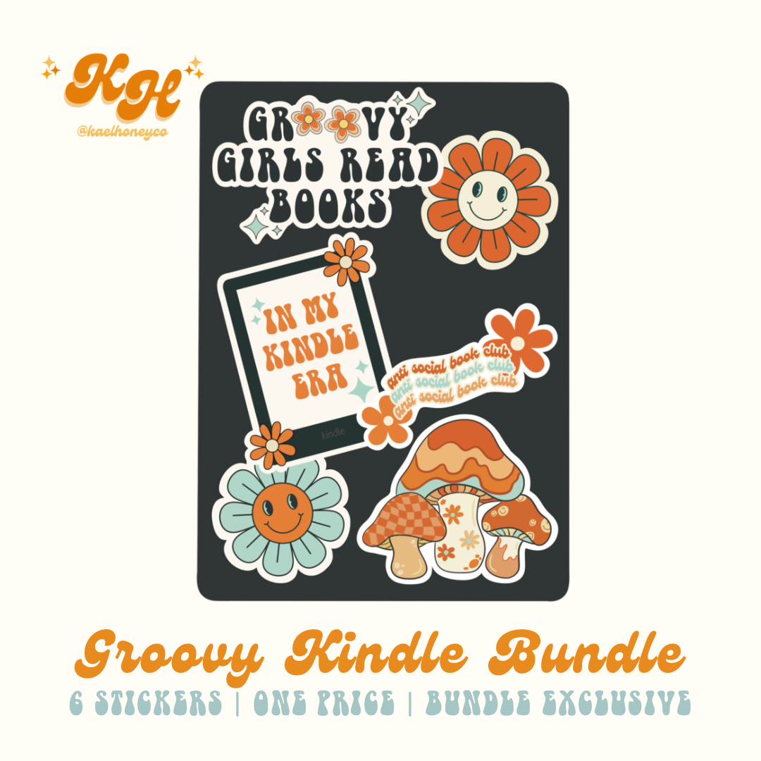 Groovy Kindle Sticker Bundle – Kael Honey Co